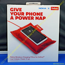 DT-901 Nokia QI Wireless Charging Pillow Fatboy in Weiß zum kabellosen Qi-Laden