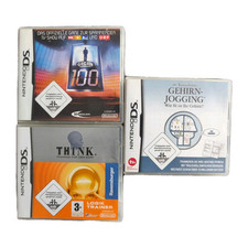 Nintendo DS Spiele Set, Denksport, Gehirnjogging, Logik Trainer, Einer Gegen 100