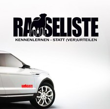 Auto aufkleber rasseliste - auto,