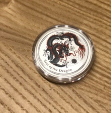 Lunar Drache farbig schwarz 1