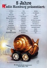 RADIO HAMBURG PRÄSENTIERT - 1991 - Bowie - Zappa - Depeche Mode - Poster