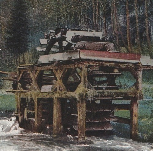 1009 wasserrad mühle - 68/1009, ak