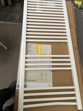 Flomasta Flach Handtuchwärmer Heizkörper - Weiß (1200 x 500 mm) Siehe Beschreibung