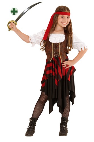 Piratenkostüm mädchen säbel - piratenkostüm,