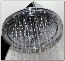 Schütte LED Licht XXL Überkopfbrause Dusch Kopf Regen Kopf dusche brause ∅ 25 cm