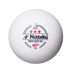 Tischtennisbälle Plastikball NITTAKU Premium 3 Stern 40+ ITTF, original