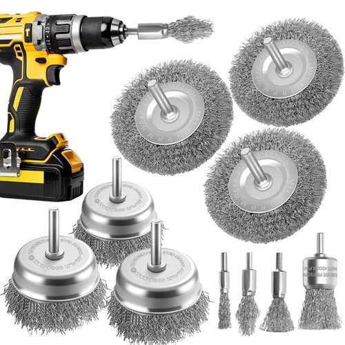 Wire brush set - 10-teilig, für
