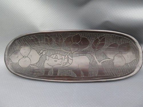 Afrikanische holzschale oval - holzschale,