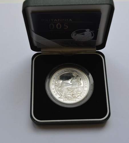 Silbermünze britannia 2005 - britannia, pp