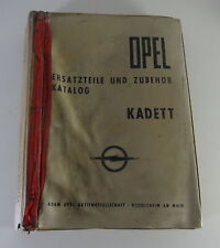 Teilekatalog / Ersatzteilkatalog Opel Kadett A + B Baujahre 1967-1973