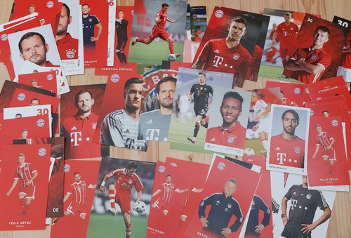 Set bayern autogrammkarten - bayern,