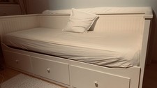 IKEA Hemnes Tagesbett – Weiß – mit 3 großen Schubladen