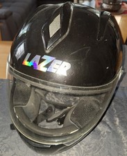 Motorradhelm Integralhelm von Lazer Größe L 59-60 cm schwarz Kein Sturz