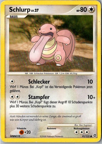 Pokemon schlurp 132 - pokemon, 91/132