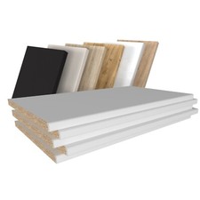 Spanplatte nach Maß, Dekorplatte, Tischplatte, Einlegeboden,  18mm, 7 Farben