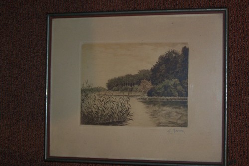 Signiert radierung kunstdruck - signiert,