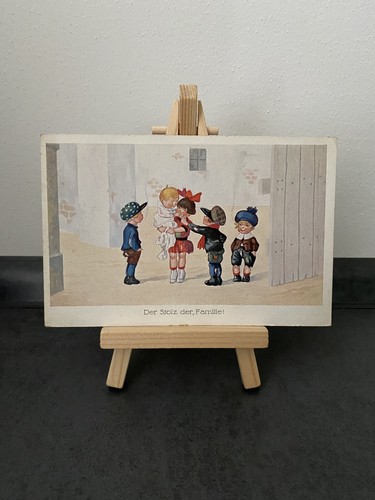 Vintage postkarte der stolz - postkarte,
