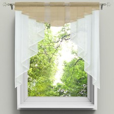 Kleinfenster Scheibengardine