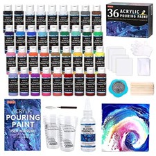 Acrylfarben gießfarben set - gießfarben,