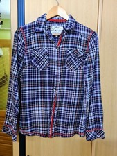 S.Oliver ESTABLE. 1969 - Casual Woman in blau-kariert in der Größe 36