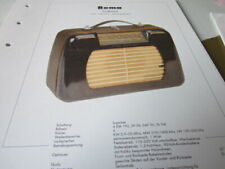 Radio Archiv N 93 Schaltplan Rema Trabant 1957