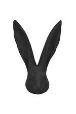 XL Hasenkopf Hase schwarz matt 26,5 cm Osterdeko Ostern
