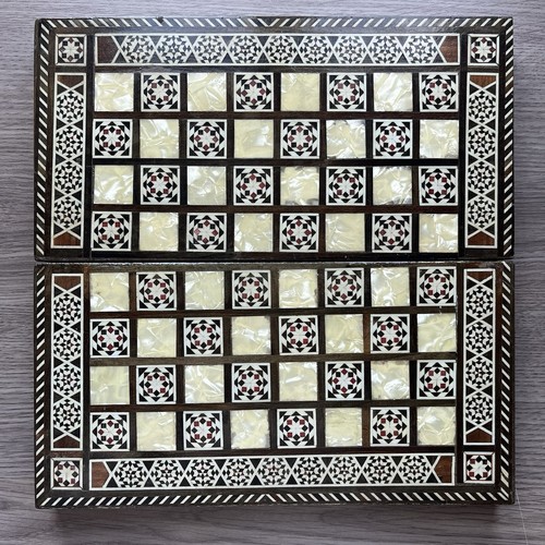 Backgammon koffer perlmutt - backgammon,