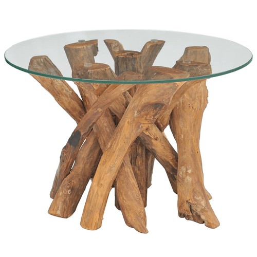60cm couchtisch teak - 60cm,