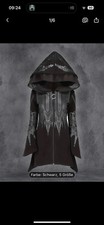 Gothic Jacke Schwarz Mittelalter Inspiriert 2xl 48 XXL