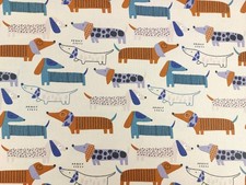 0,5 m Dekostoff Panama Hunde