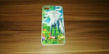 IPHONE 4 "Schutzhülle" weiß,3D-Pferd,Hülle,Apple,Handy-Case,Etui