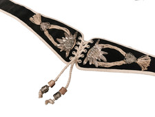 TRACHTENGÜRTEL für Dirndl Damen Edelweiss Vintage Gr.75 Leder Oktoberfest Gürtel