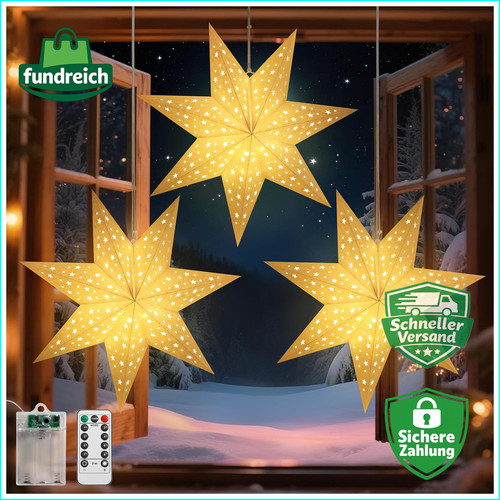Weihnachtsstern beleuchtet - weihnachtsstern, 3