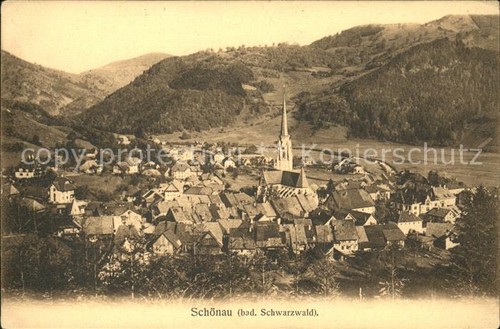 Schoenau schwarzwald panorama - schoenau,