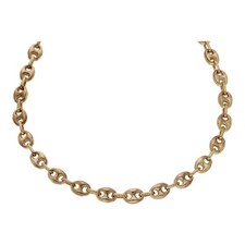 Kaffeebohnen Kette Gold Geschenk Gelbgold Länge 44 cm WBW 1670,- H01.6756