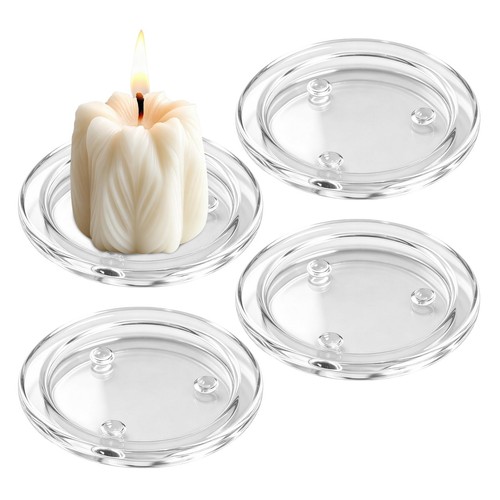Glas kerzenteller stück - kerzenteller,