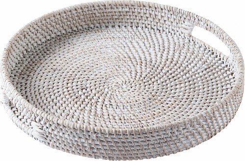 Rattan serviertablett - rattan, cm