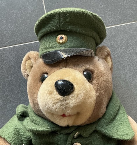 Polizei teddybär mit mütze - teddybär,