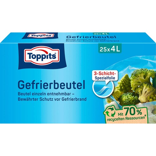 Toppits gefrierbeutel l - toppits, 4,0