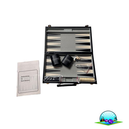 Backgammon koffer braun - backgammon,