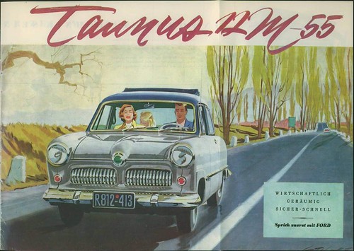 Weltkugel ford taunus 55 - ford, 12
