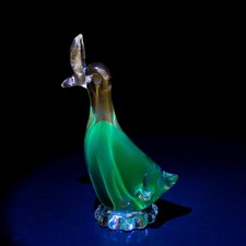 Vintage Murano Glas, Uranglas