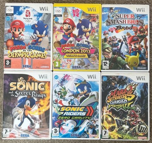 Wii spiele konvolut mario - konvolut:, 6x