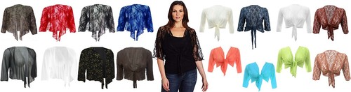 Spitze netz bolero shrug top - netz,