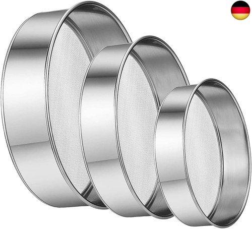 25cm mehlsieb edelstahl - 15/20/25cm,