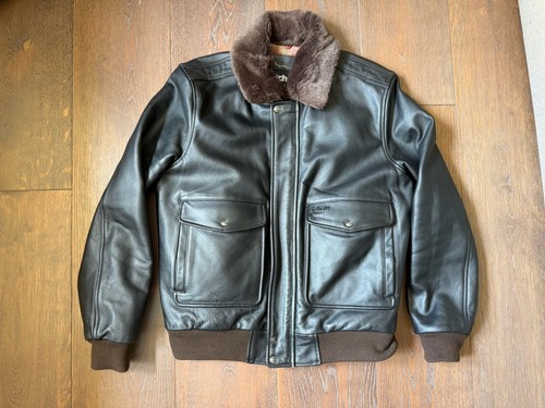 Schott nyc brown cowhide - schott,