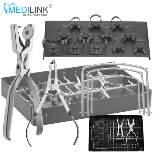 Dental rubber dam complete - rubber, set