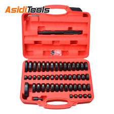 52-tlg Radlager Druckstück Montagescheiben Treibsatz Press Werkzeug 18-65 mm