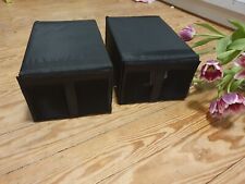 IKEA Set 2x TASCHE Kleiderschrank-AUFBEWAHRUNG 34cm×22cmx16cm SCHWARZ wNEU