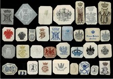 Konvolut briefsiegel wappen - wappen, /